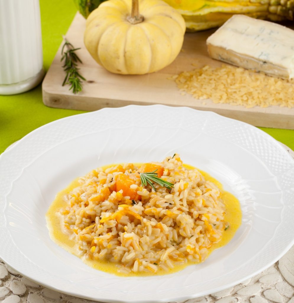 Risotto with Butternut Squash and Sweet Cheese