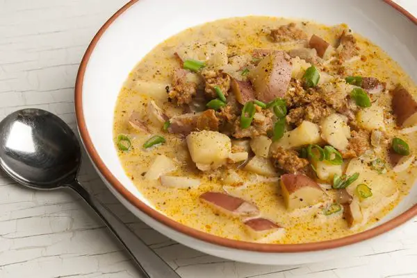 Tuscan Sausage & Potato Soup Recipe - everybodylovesitalian.com