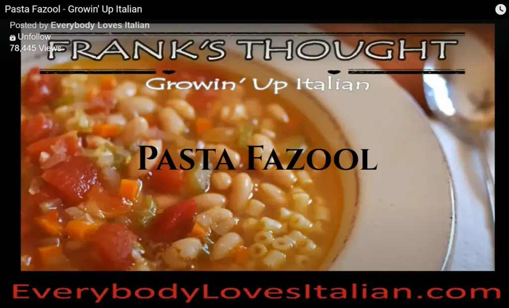 Pasta Fazool