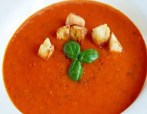 Cream Of Tomato Soup Zuppa Di Pomodoro