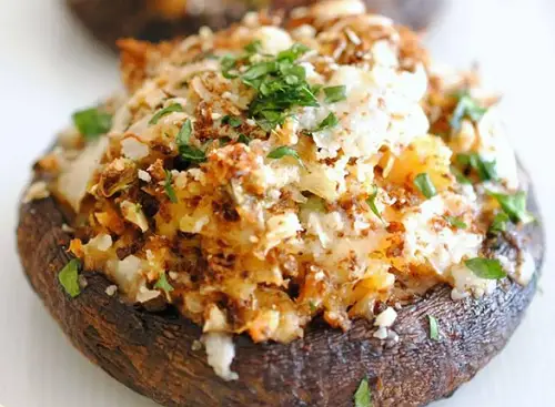 Shrimp Stuffed Portobello Mushrooms - everybodylovesitalian.com